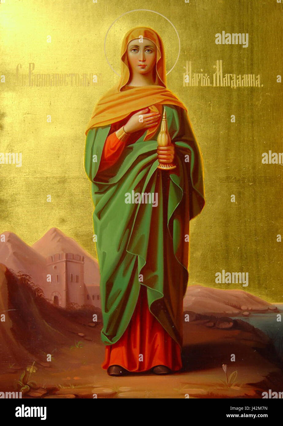 Mary Magdalene (end 19 early 20 c., Sergiev Posad) Stock Photo