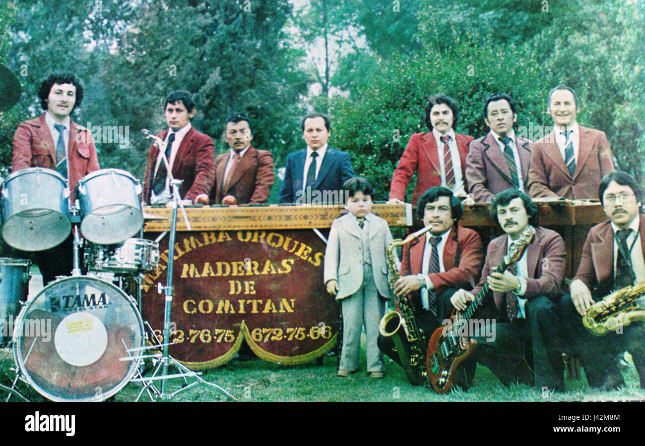 Marimba Orquesta en 1976 Stock Photo Alamy