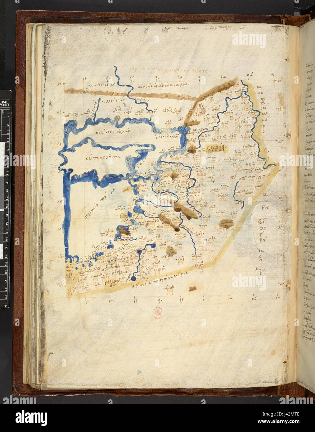 The 'Map after Ptolemy's Geographia' is a reproduction of the ancient ...
