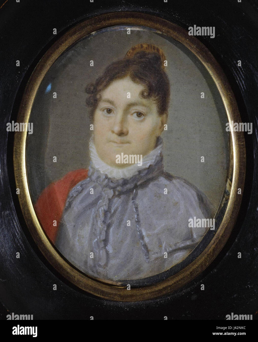 Maria Logginovna Manzey by anonim (1820s, Hermitage) Stock Photo