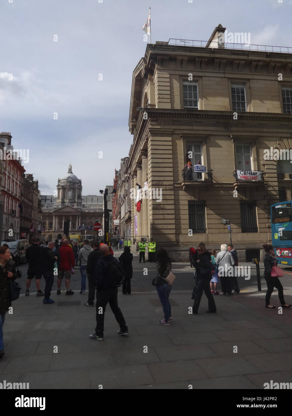 Love Activists BoE Liverpool 1 May 2015 (1) Stock Photo