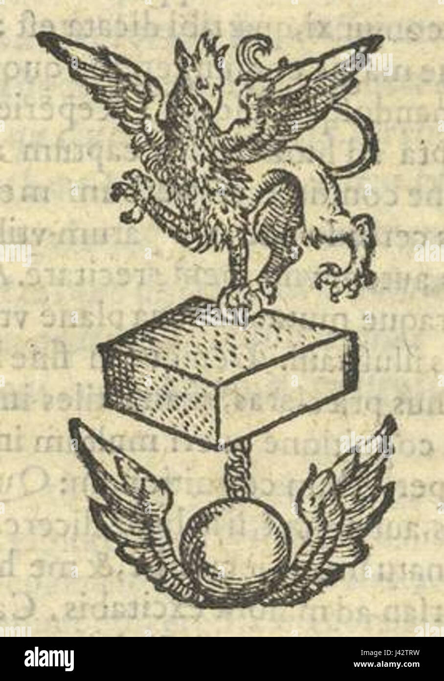 Marca de Pedro de Huete (1569) Stock Photo