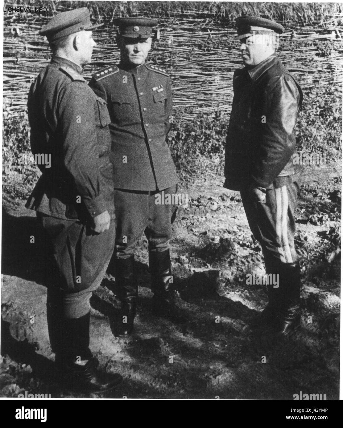 Konev e Zukov, estate 1943 Stock Photo