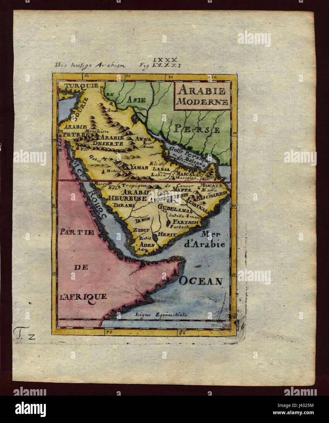 Arabian peninsula map hi-res stock photography and images - Alamy