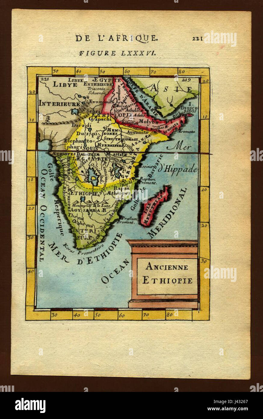 Old map of ethiopia hires stock photography and images Alamy