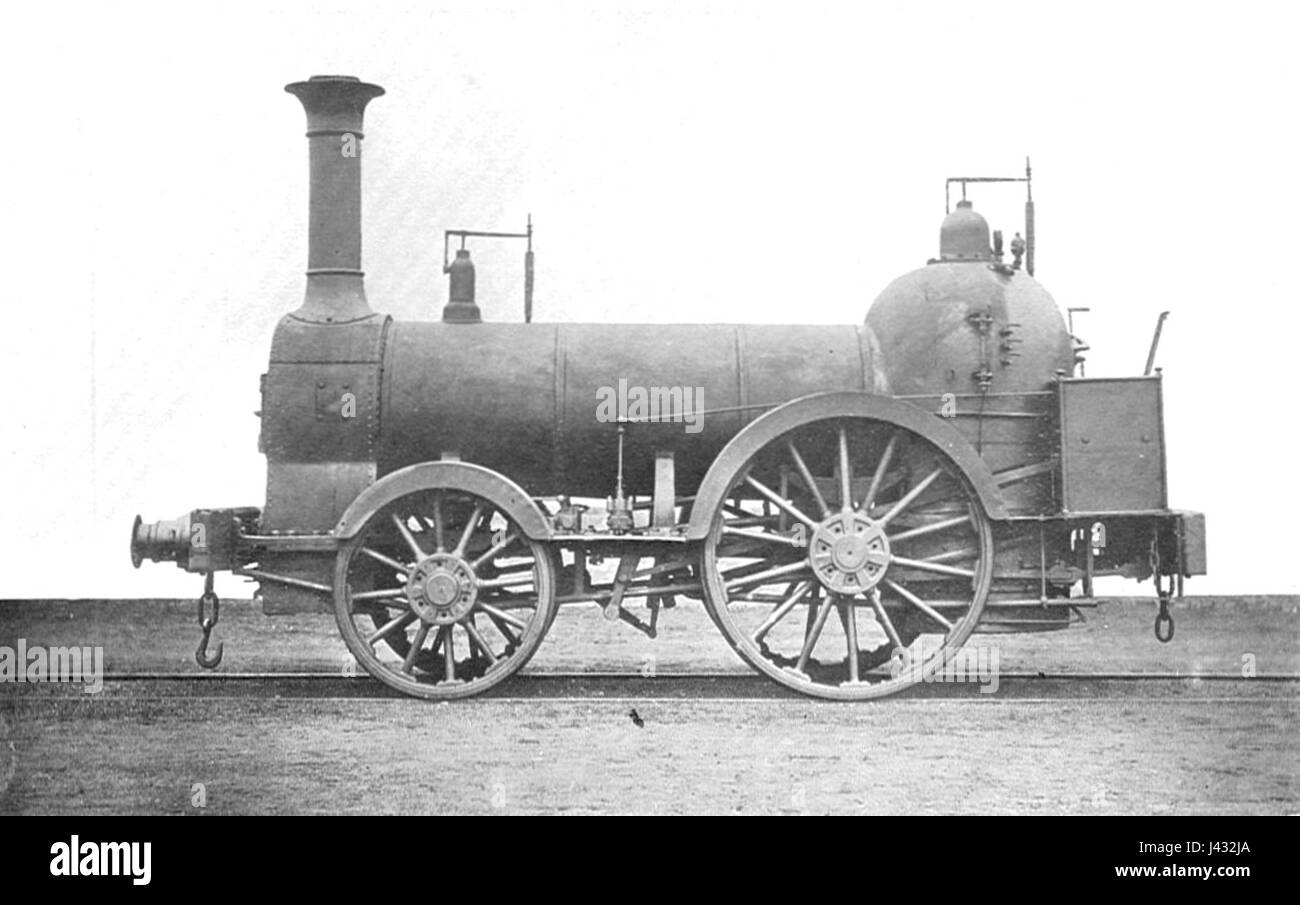 1907 locomotive steam train Black and White Stock Photos & Images - Alamy