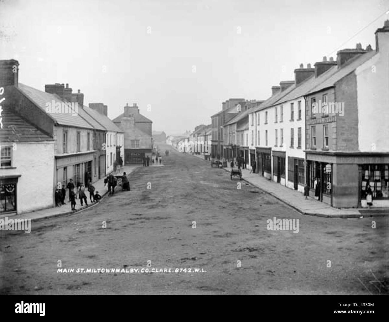 Main Street Milltown Malbay Stock Photo Alamy