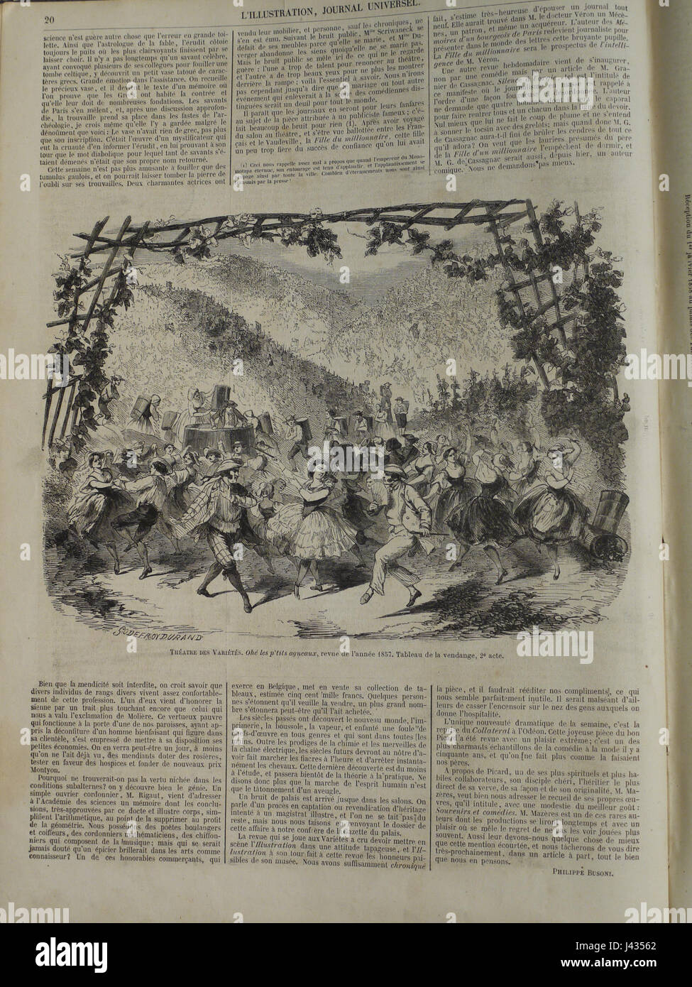 L'Illustration   1858   020 Stock Photo