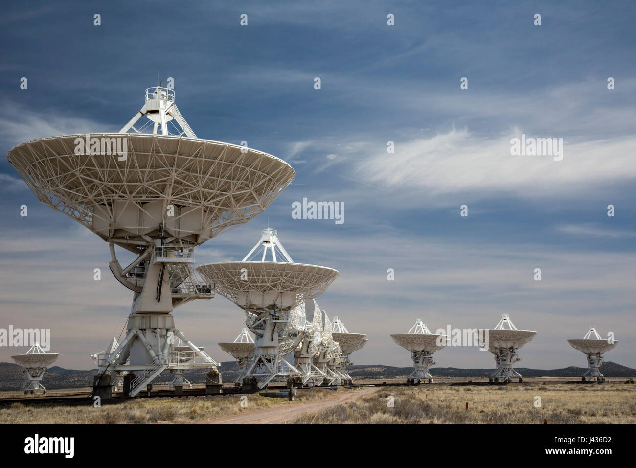 Datil, New Mexico The Very Large Array radio telescope consists of 27