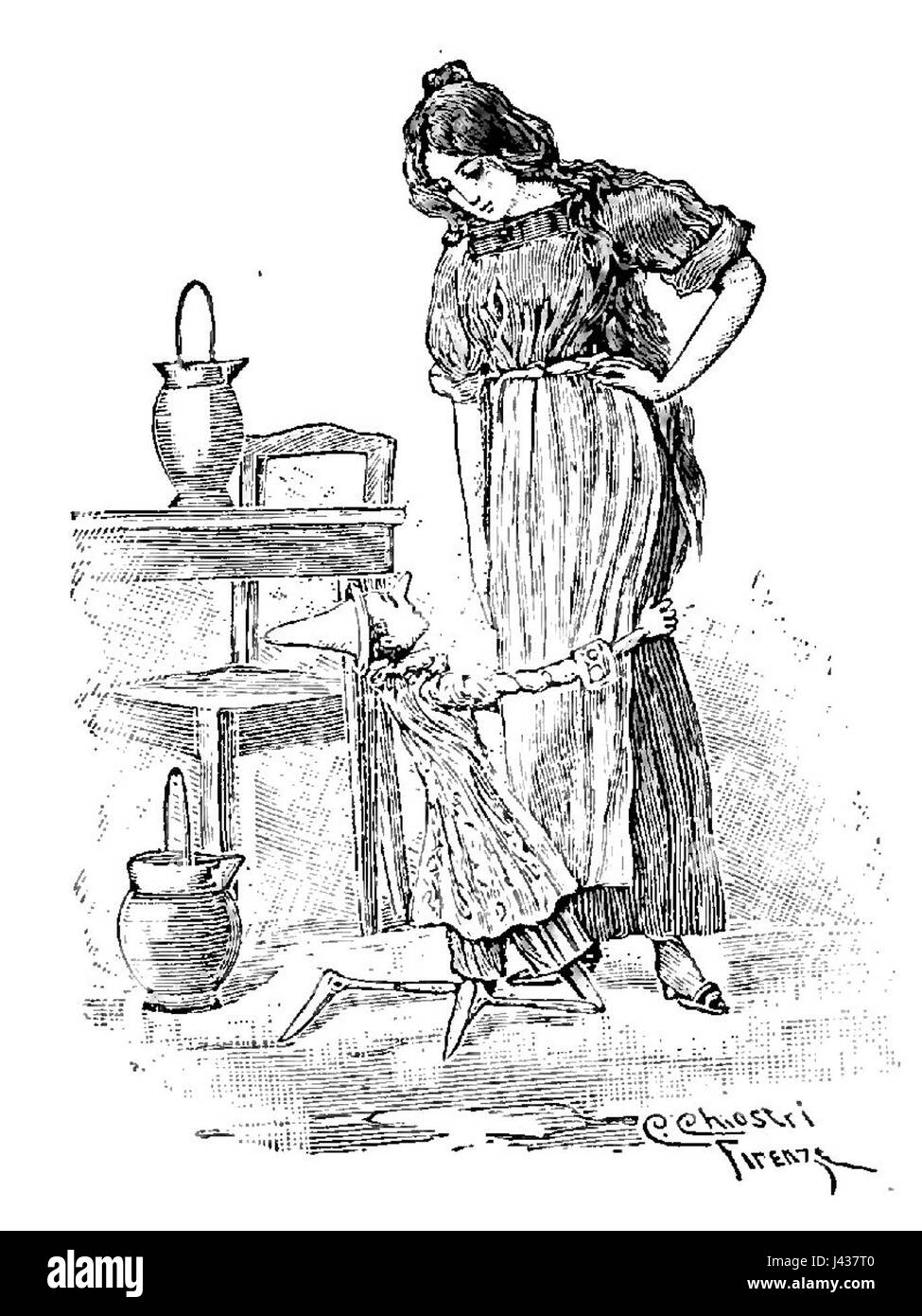 Le avventure di pinocchio pag160 stock photo alamy