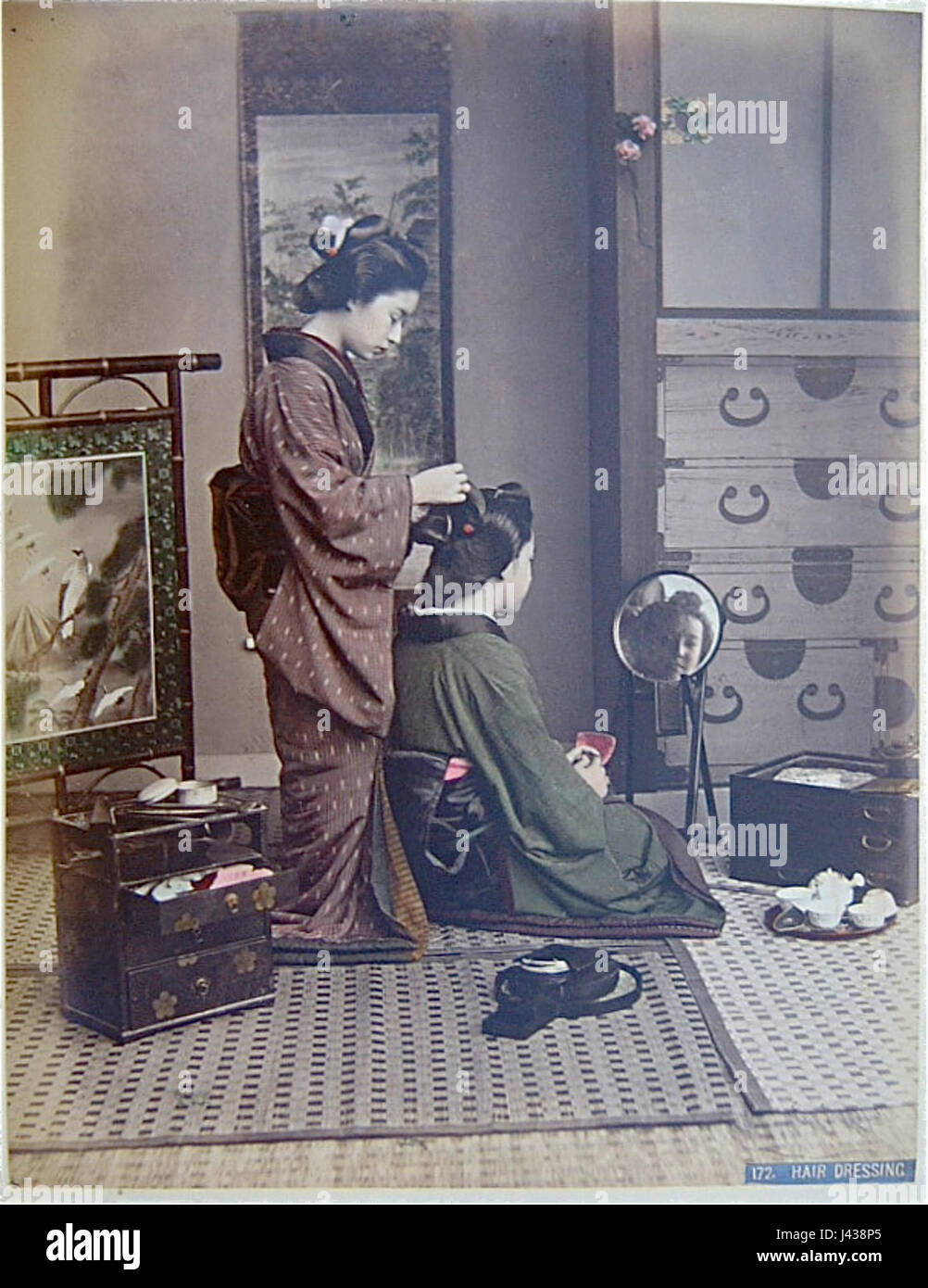 Hairdressing art history hi-res stock photography and images - Alamy