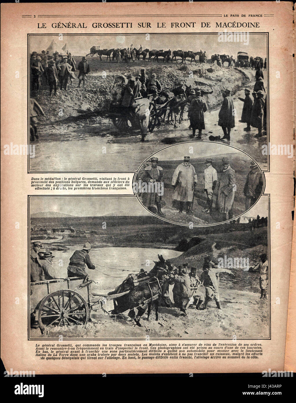This entry refers to the French publication 'Le Pays de France', likely an issue from its 137th edition, offering insights into France's geography, culture, or history. Stock Photo
