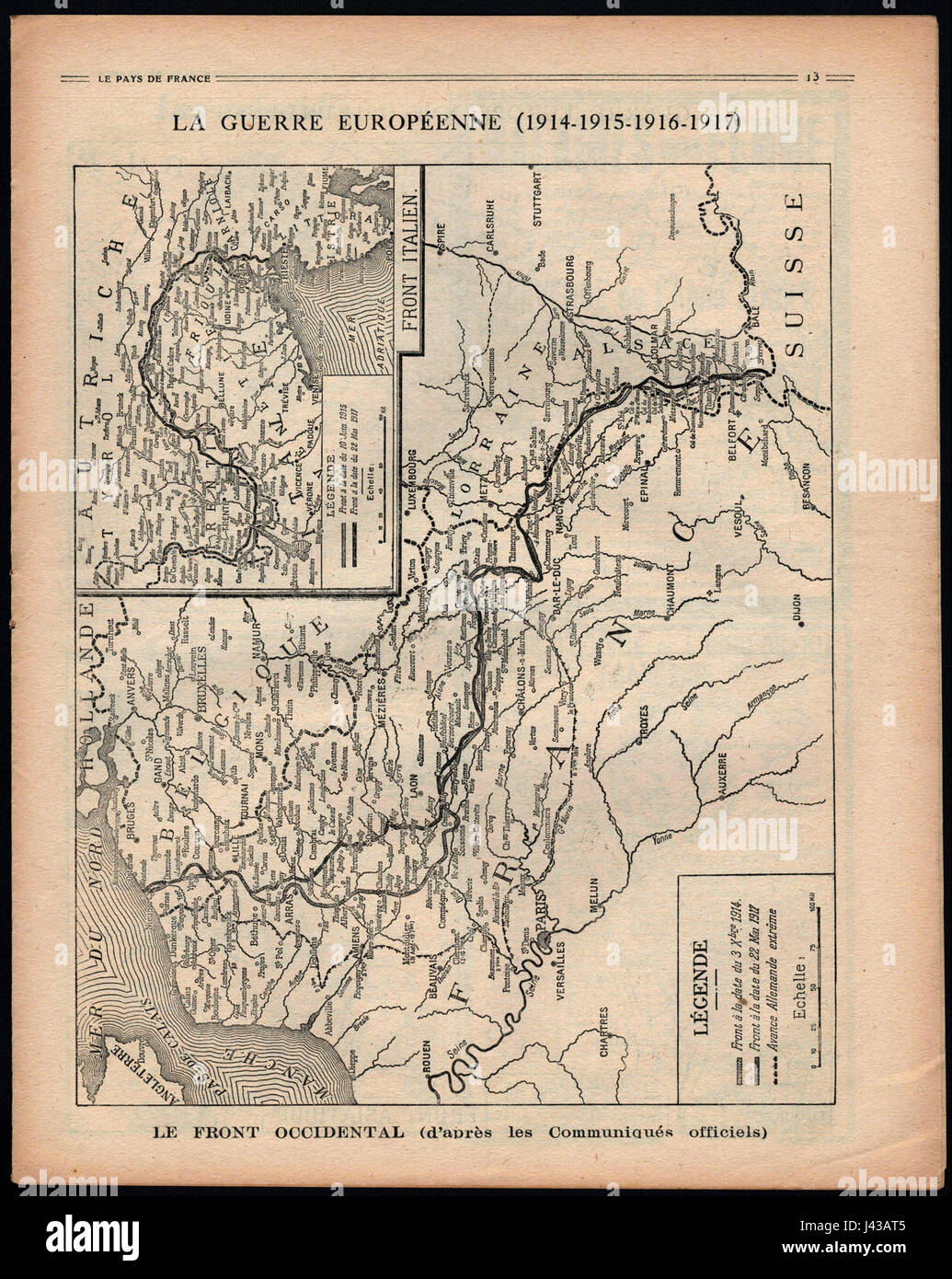 This title refers to an edition of 'Le Pays de France,' a French publication, specifically issue number 137, providing insights into French geography, history, and culture during its time of publication. Stock Photo