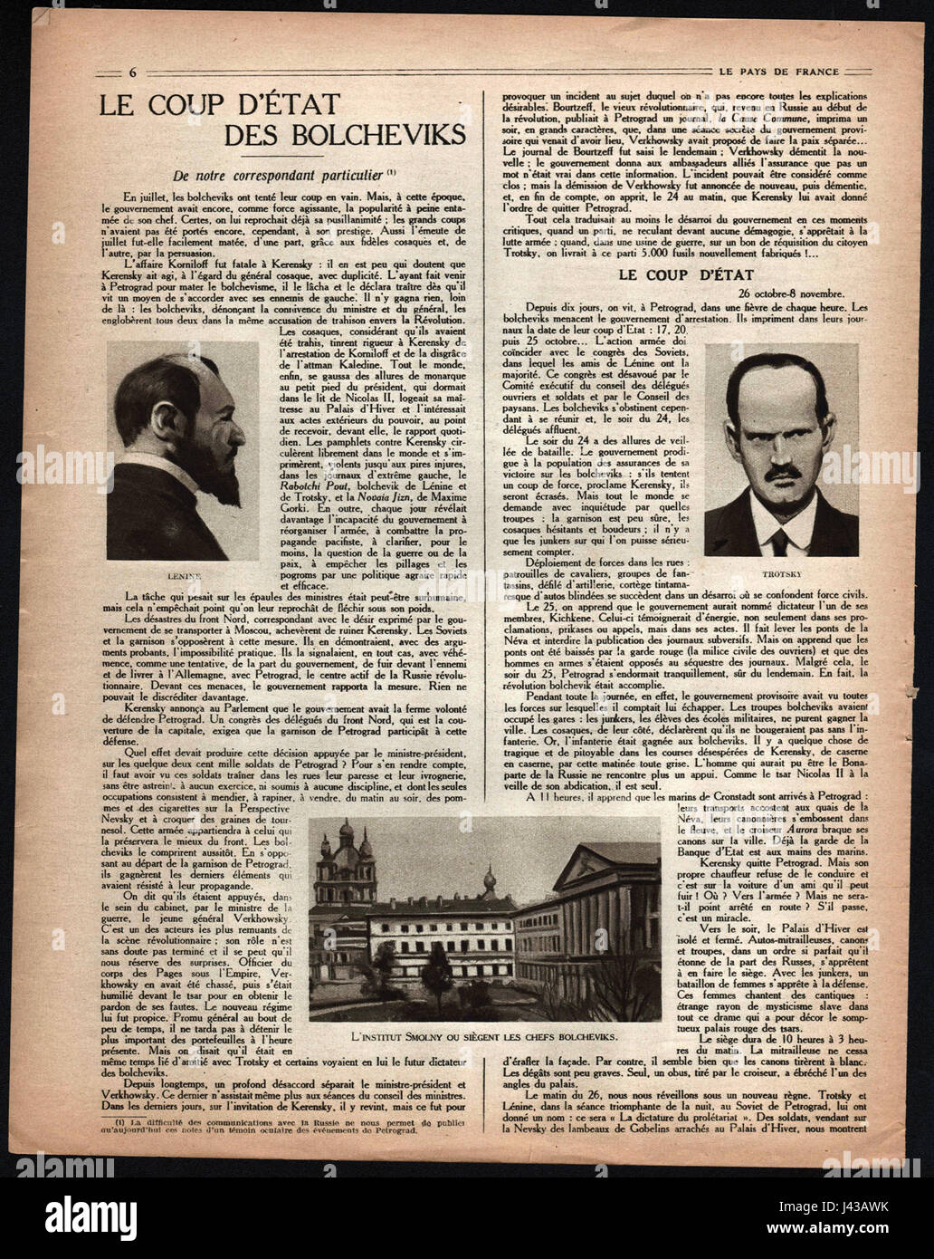 This title appears to reference a publication or periodical focused on France, specifically issue No. 167. It may contain articles or illustrations related to French geography, culture, or history. Stock Photo