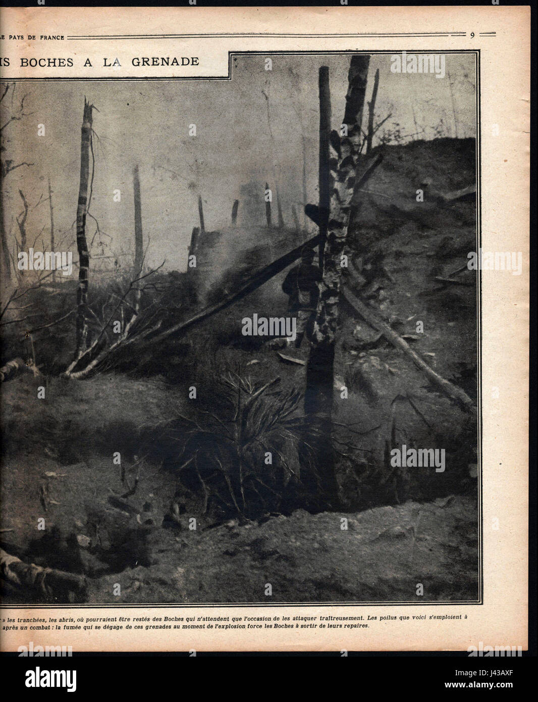 This reference points to an issue of 'Le Pays de France', a publication or series related to French culture or history, specifically page 9 of issue 166. It could feature an article, artwork, or historical content. Stock Photo
