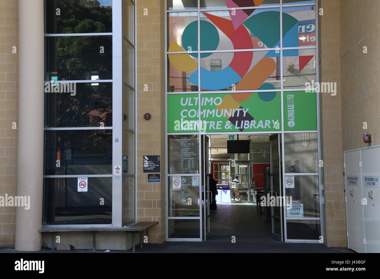 Ultimo Public Library Ultimo Community Centre & Library Stock Photo - Alamy