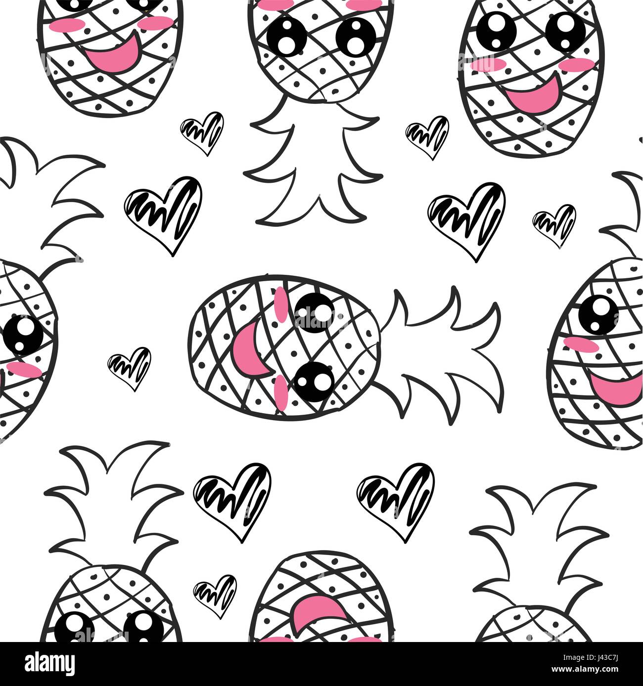 Fruit hand draw of doodle style Stock Vector Image & Art - Alamy