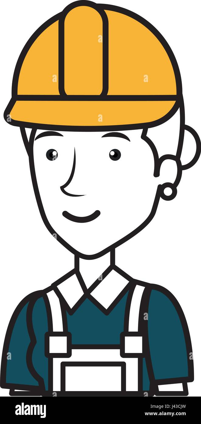 construction worker woman avatar character Stock Vector Image & Art - Alamy