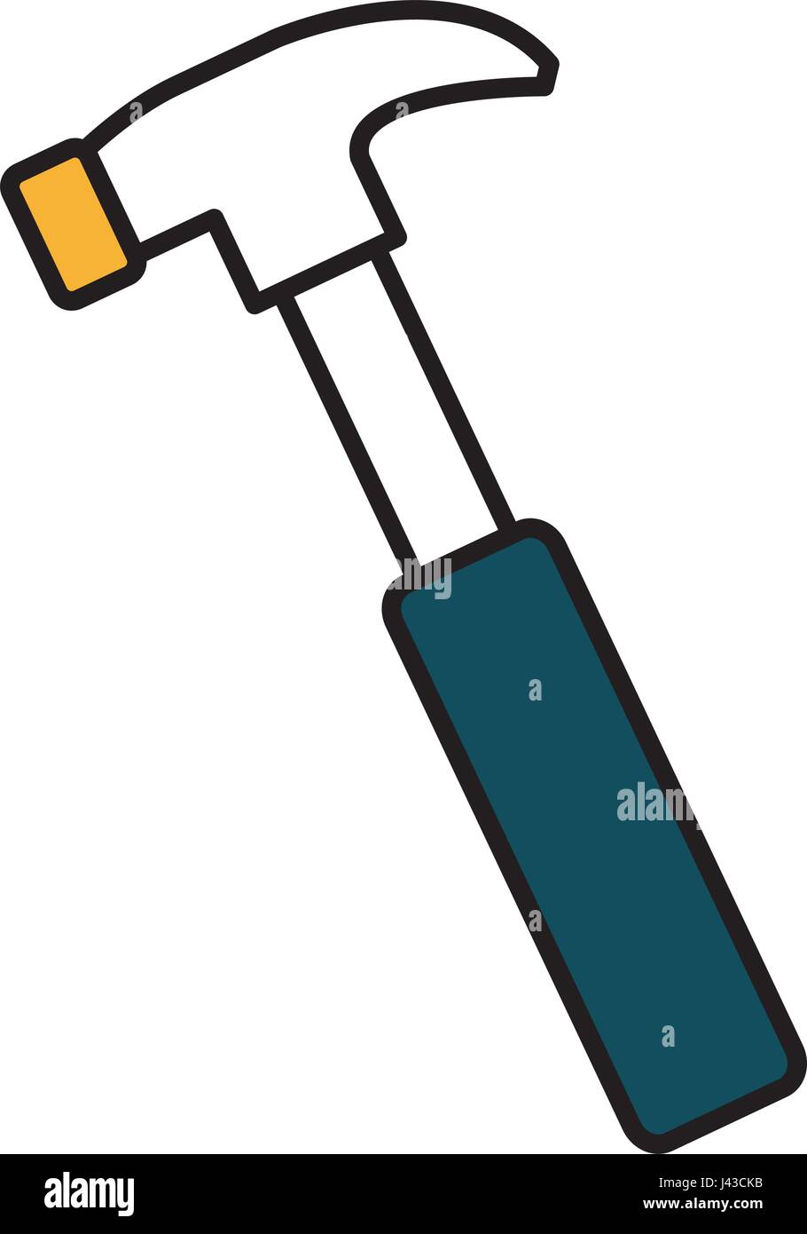hammer construction tool isolated icon Stock Vector Image & Art - Alamy