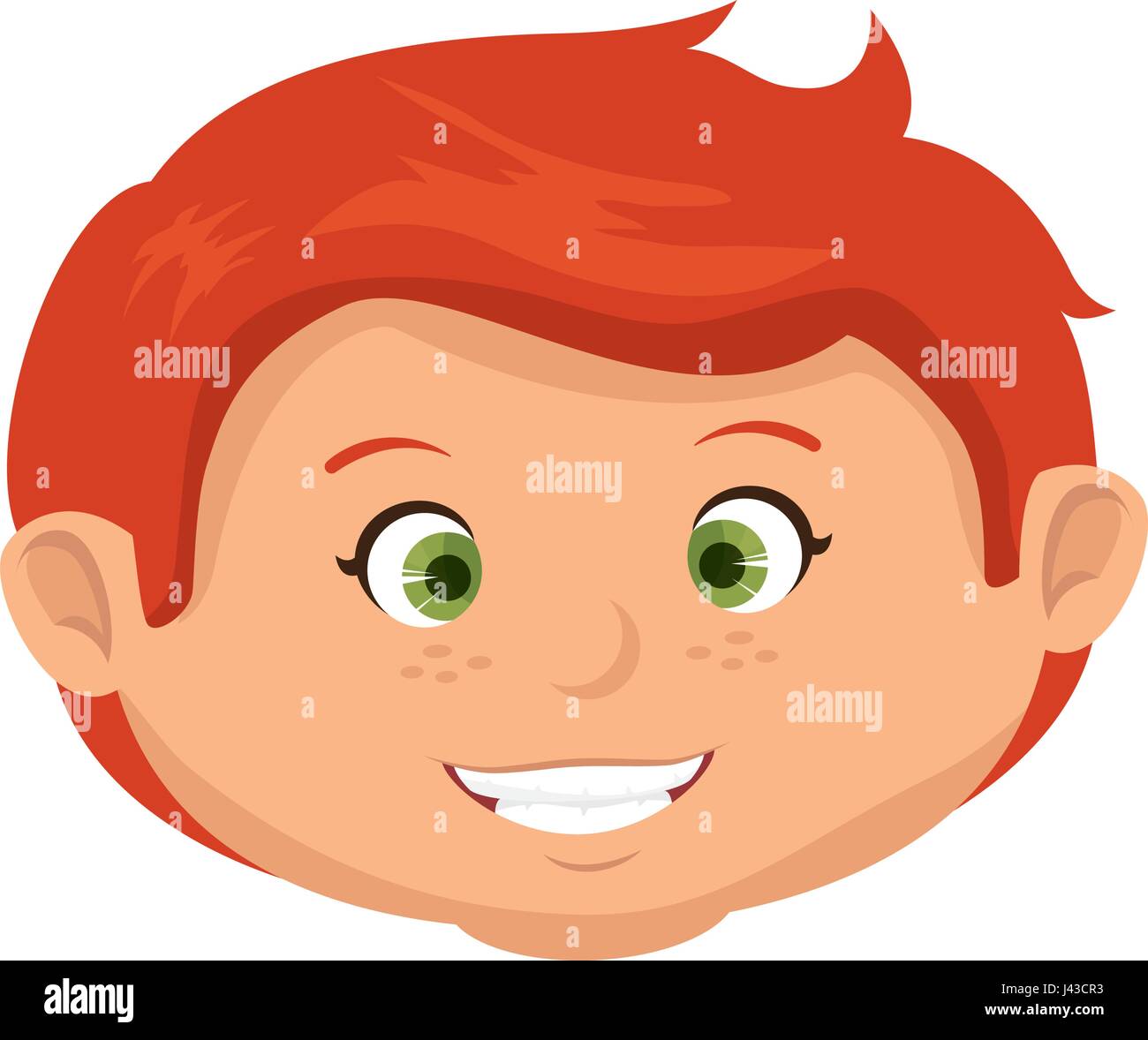 happy little boy character Stock Vector Image & Art - Alamy