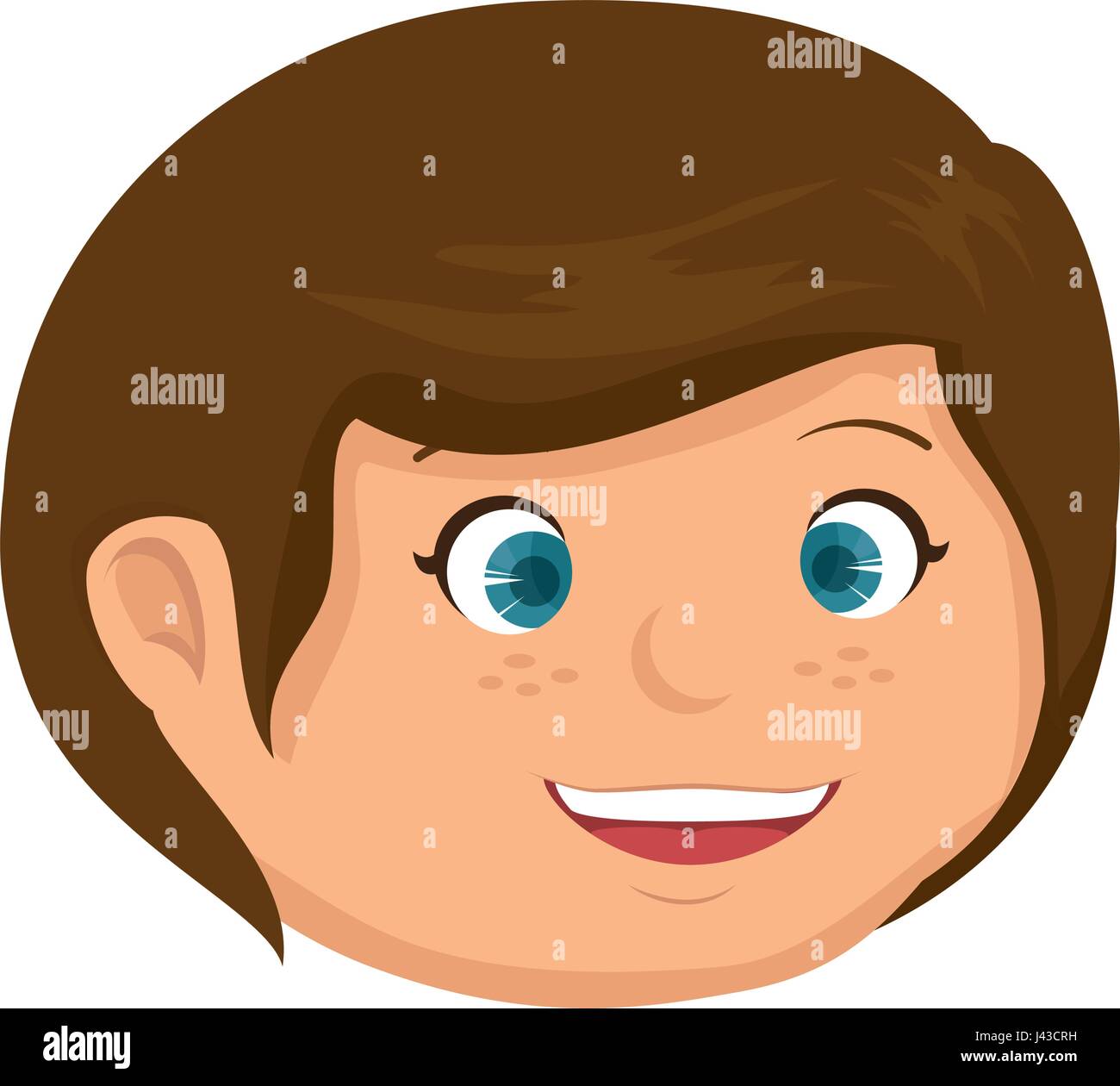 happy little boy character Stock Vector Image & Art - Alamy