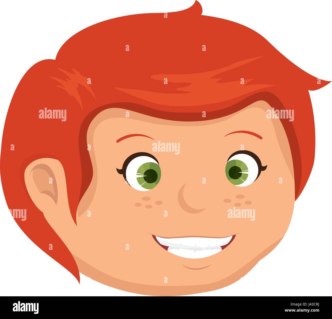happy little boy character Stock Vector Image & Art - Alamy
