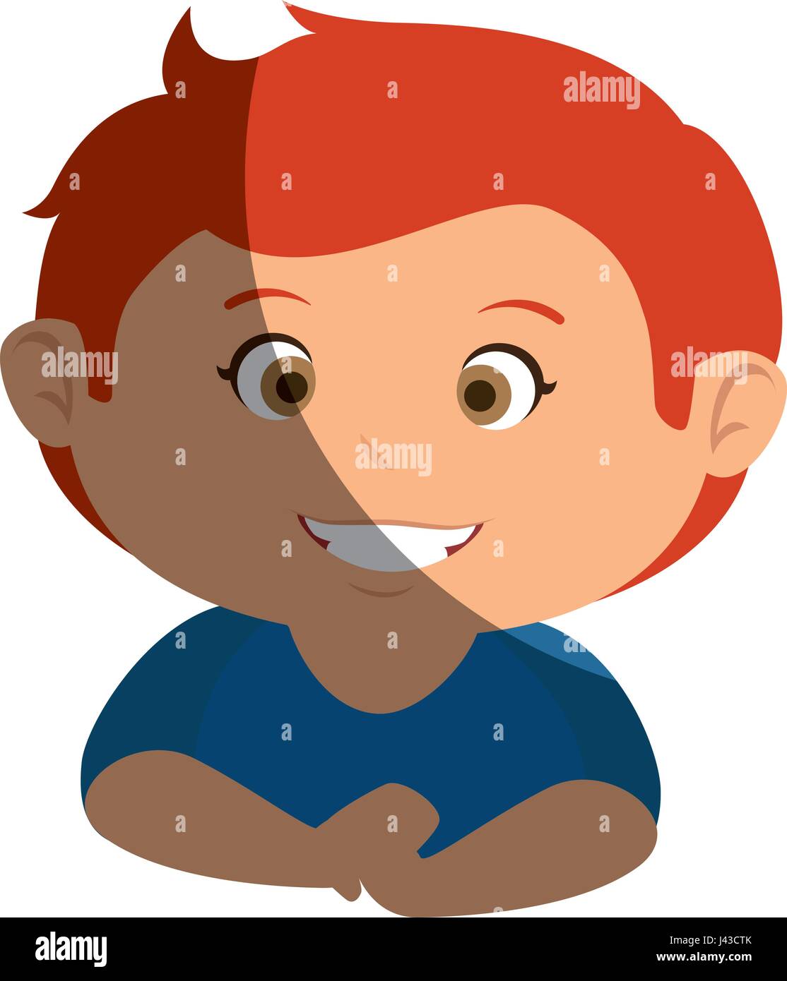 happy little boy character Stock Vector Image & Art - Alamy