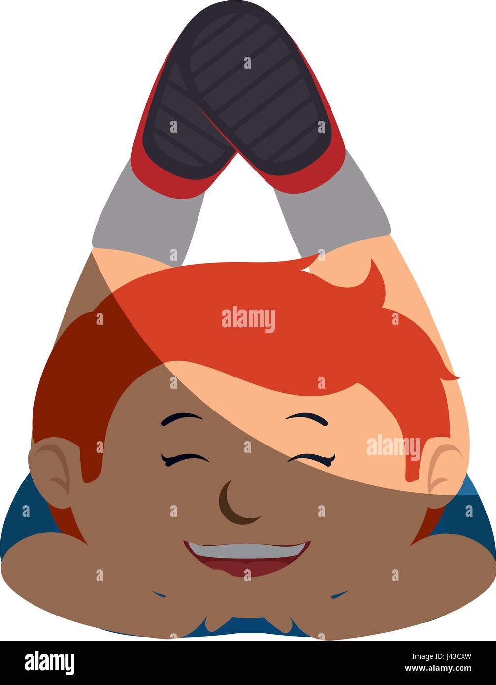 happy little boy character Stock Vector Image & Art - Alamy