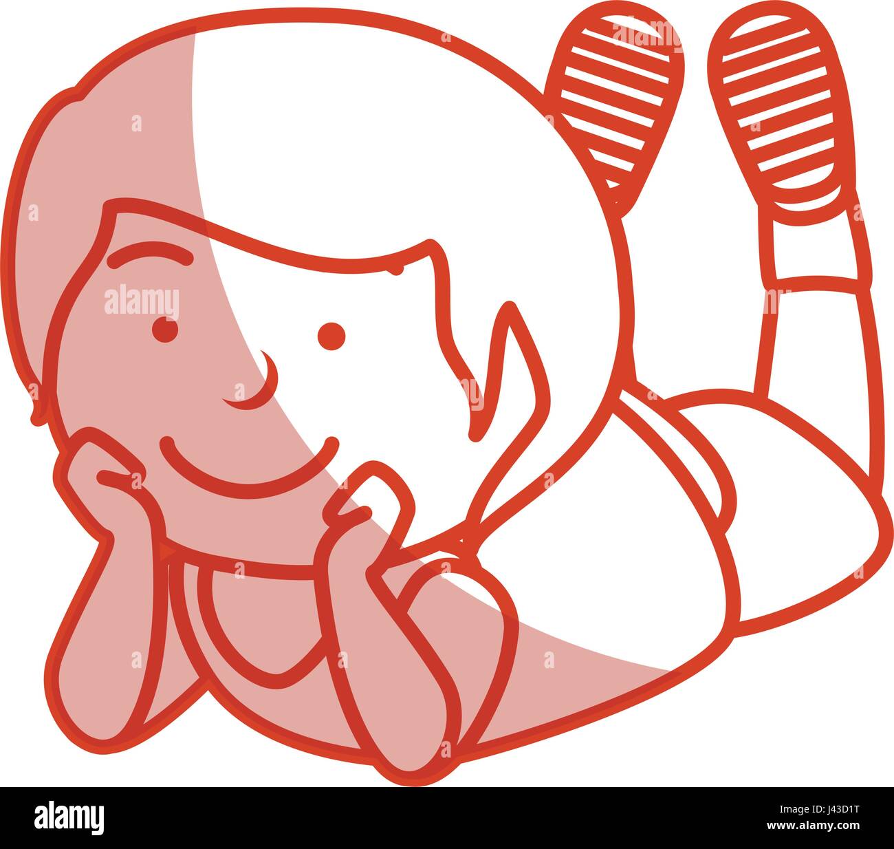 happy little boy character Stock Vector Image & Art - Alamy