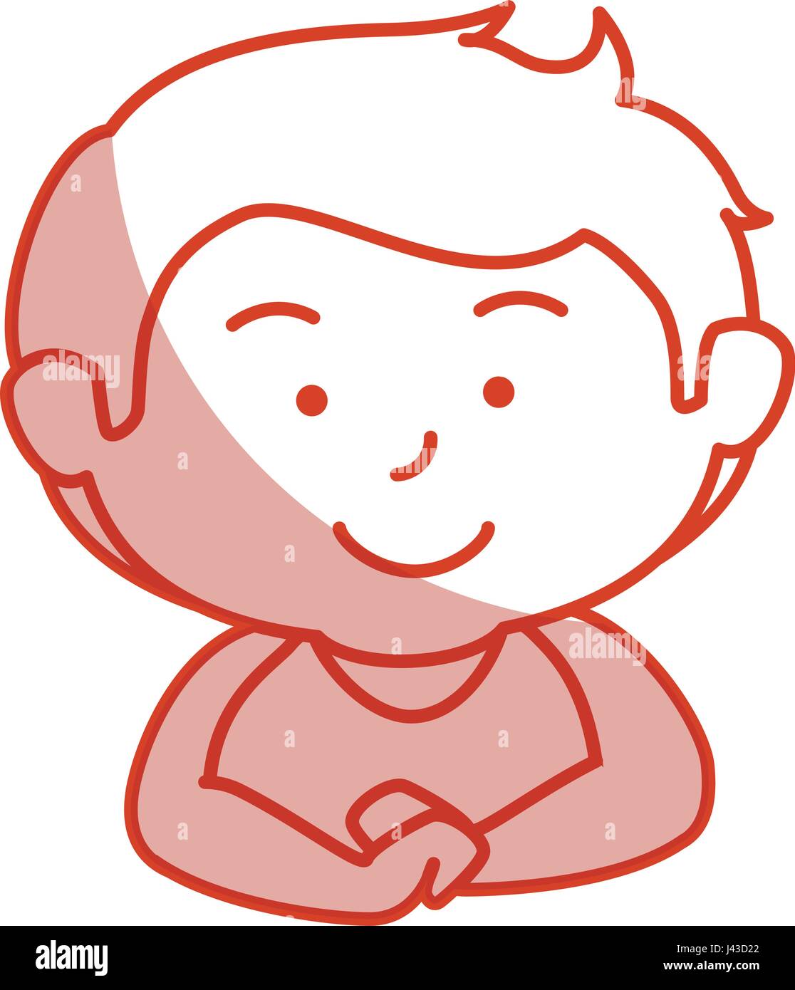 happy little boy character Stock Vector Image & Art - Alamy