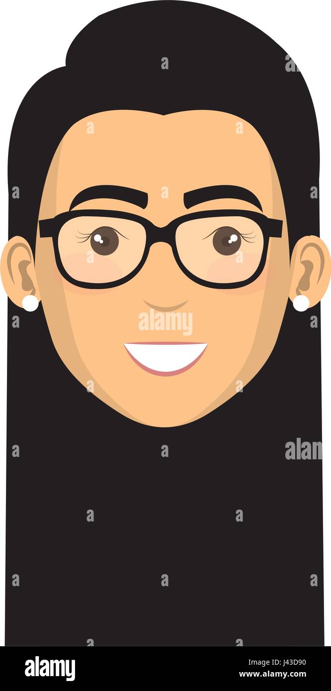 beautiful and young woman student Stock Vector Image & Art - Alamy