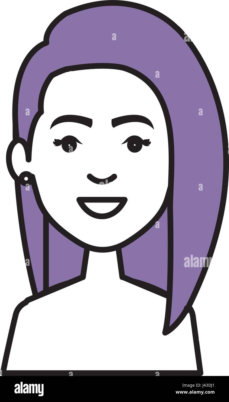 beautiful and young woman student Stock Vector Image & Art - Alamy