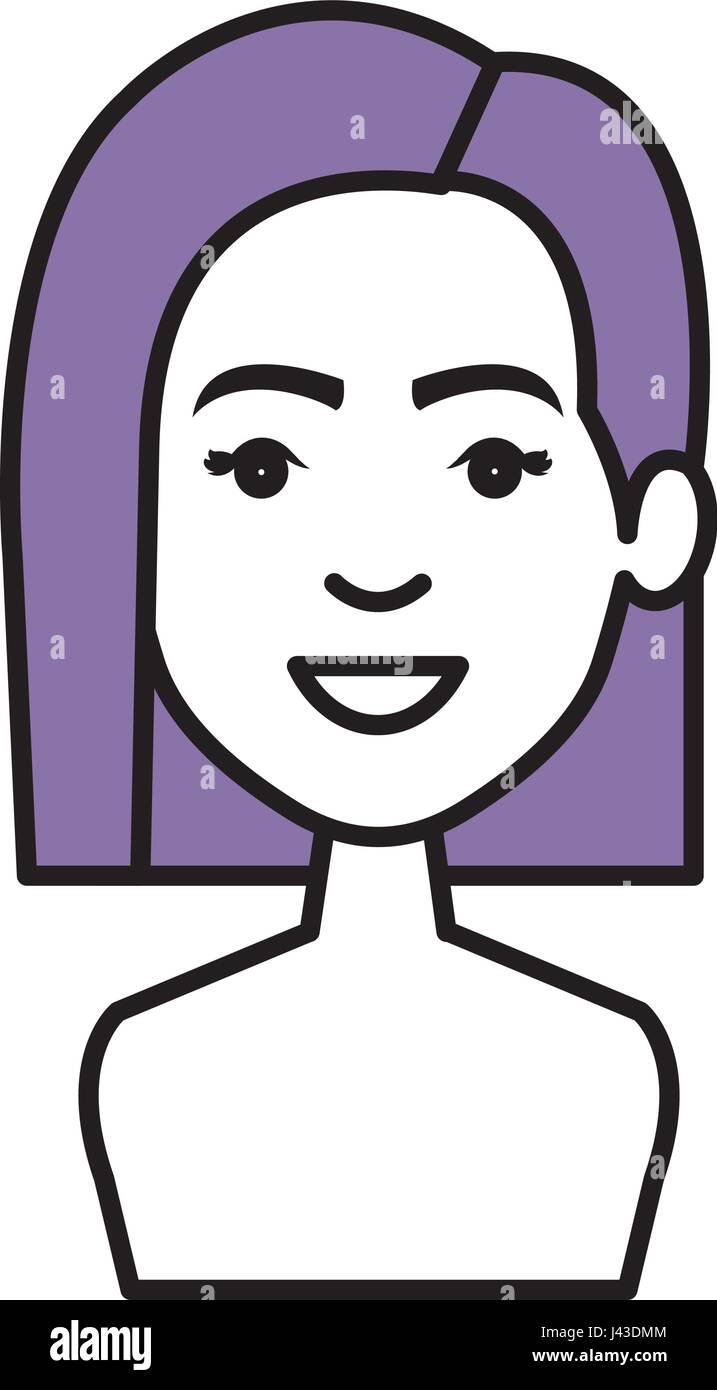 beautiful and young woman student Stock Vector Image & Art - Alamy