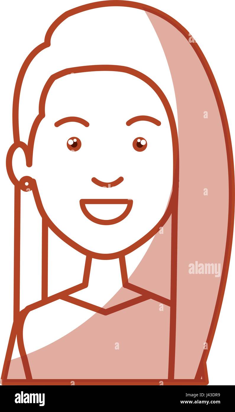 beautiful and young woman student Stock Vector Image & Art - Alamy