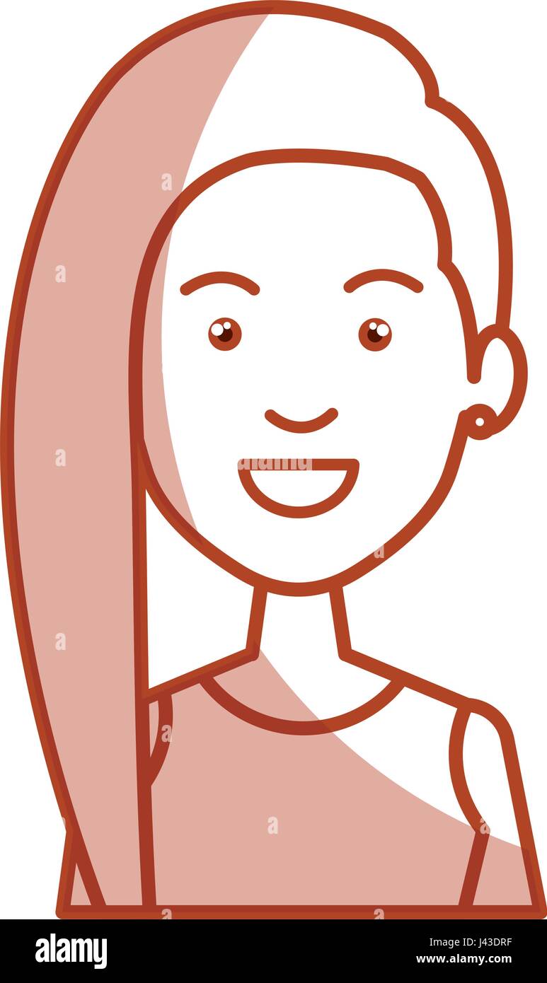 beautiful and young woman student Stock Vector Image & Art - Alamy