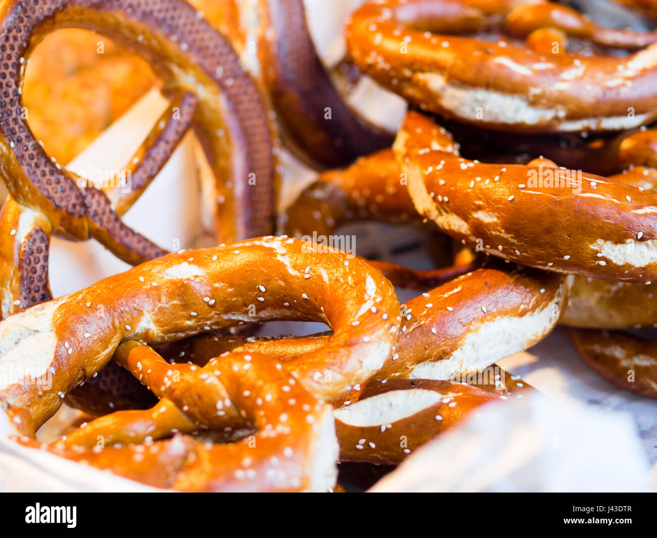 Pretzel from Trentino Alto Adige for sale at the European Nations Street Food Festival in