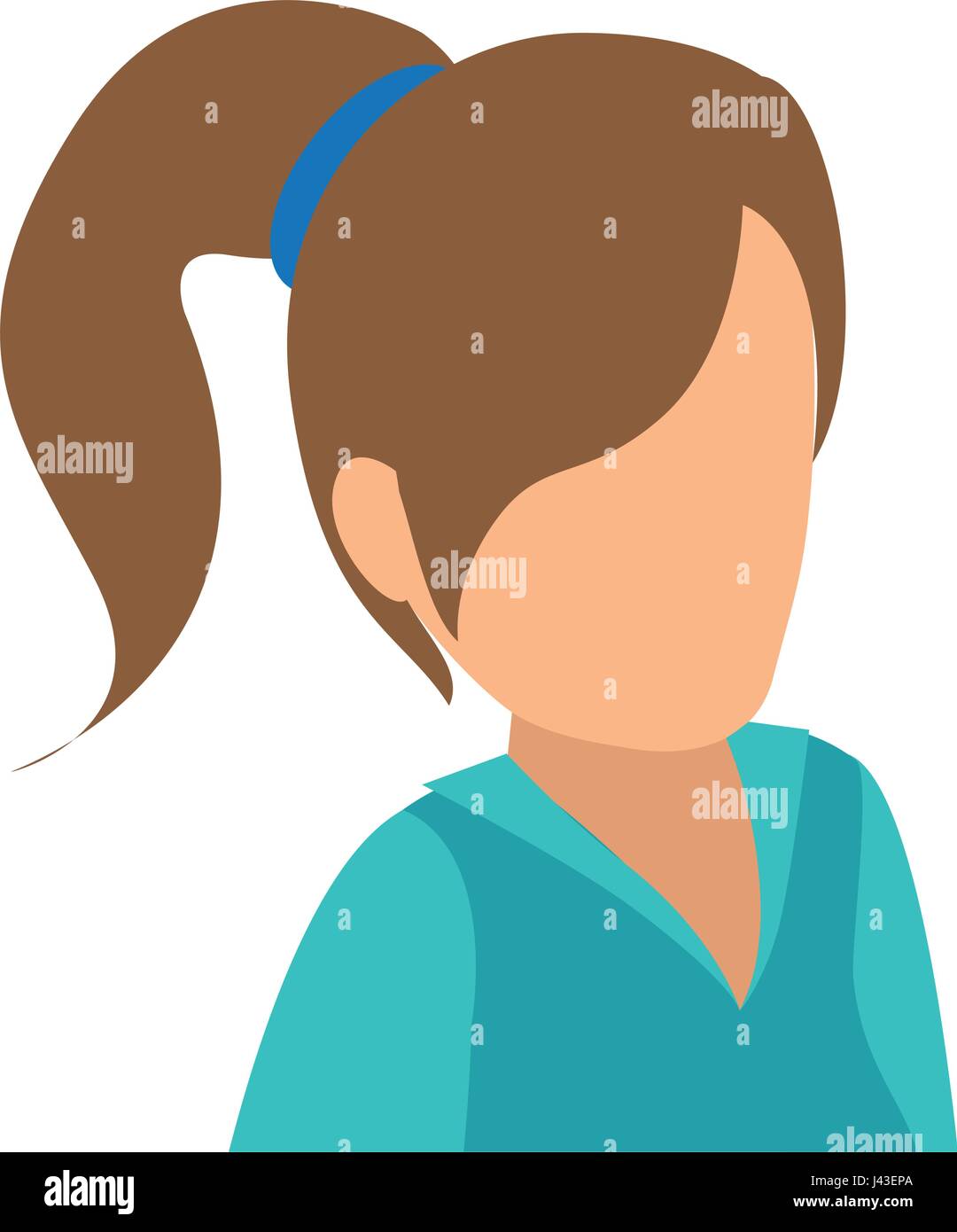 young woman avatar character Stock Vector Image & Art - Alamy