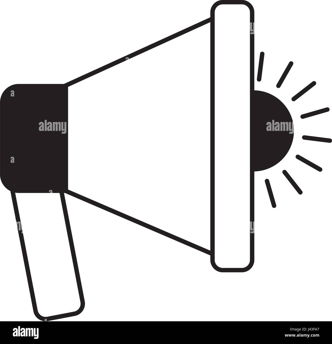megaphone sound isolated icon Stock Vector Image & Art Alamy