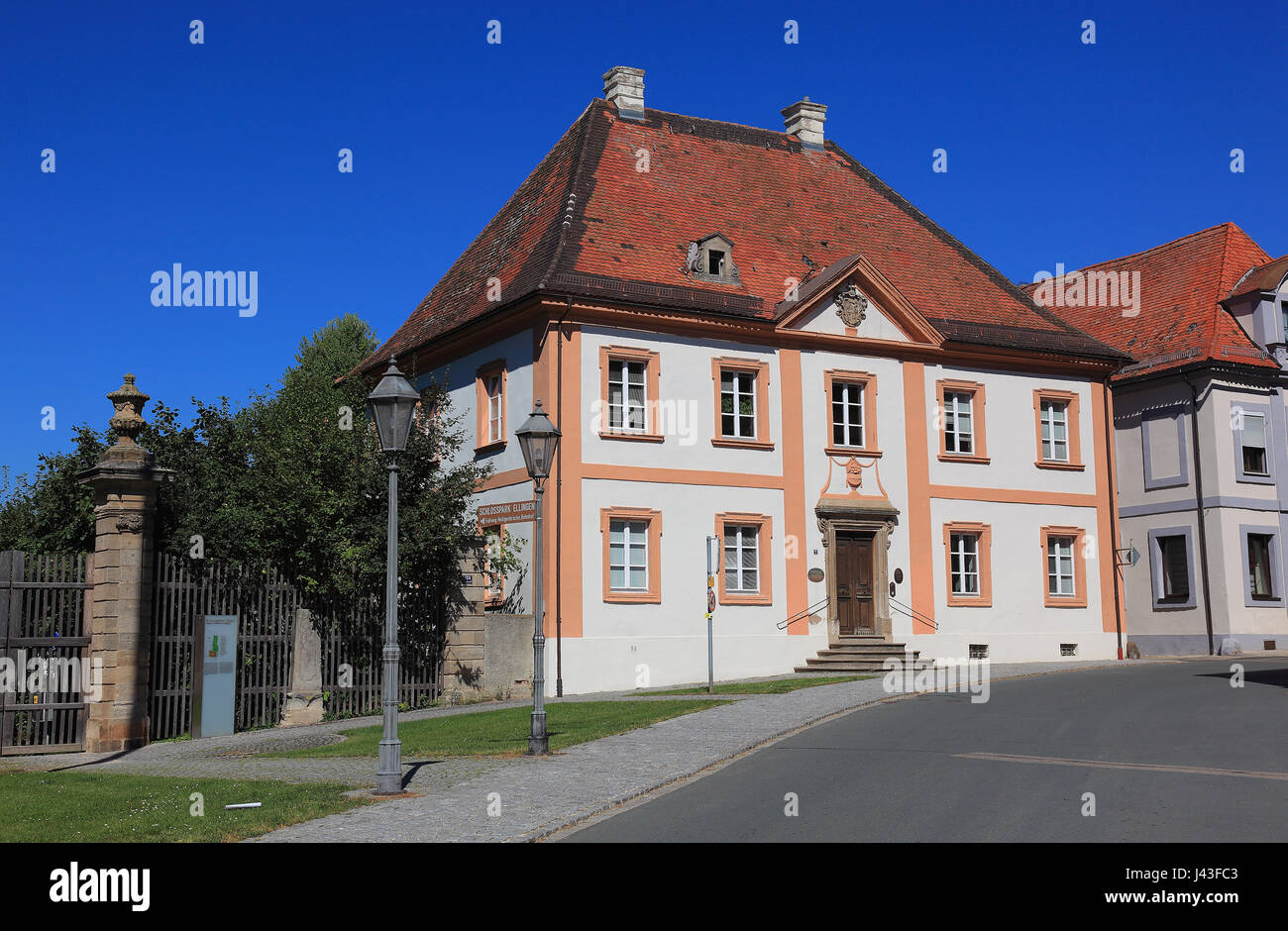 the Balley house, town of Ellingen, Middle Franconia, Mittelfranken ...