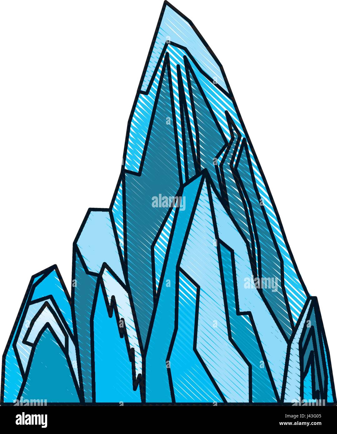 Mountain peak emblem icon Stock Vector Image & Art - Alamy