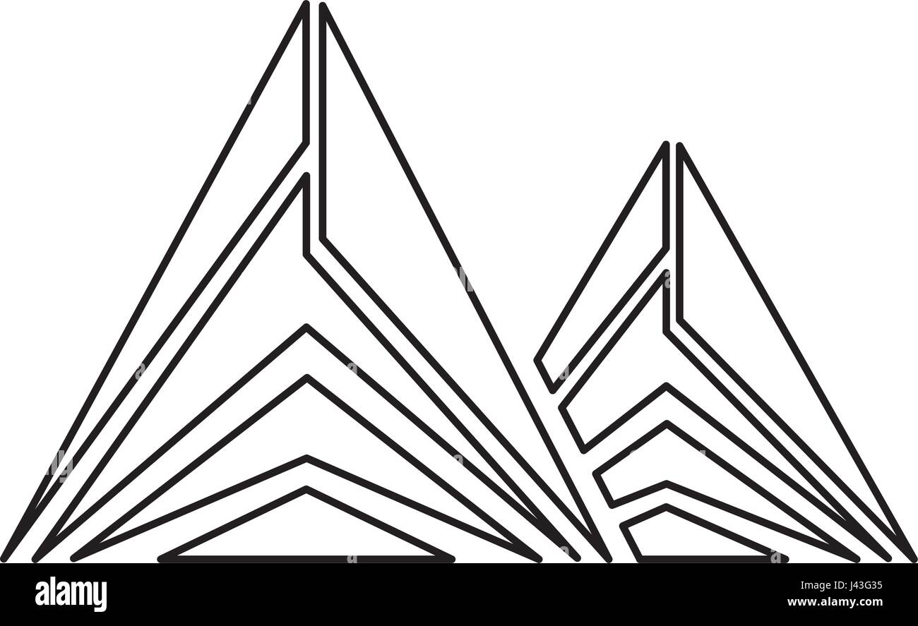 Mountain peak emblem icon Stock Vector Image & Art - Alamy