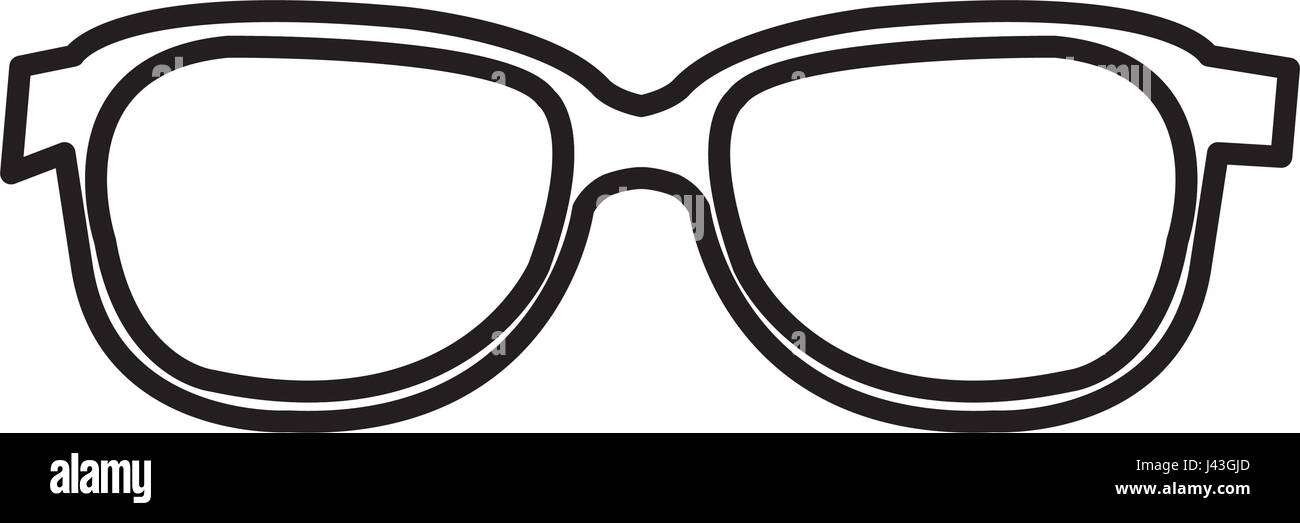 glasses view isolated icon Stock Vector Image & Art - Alamy