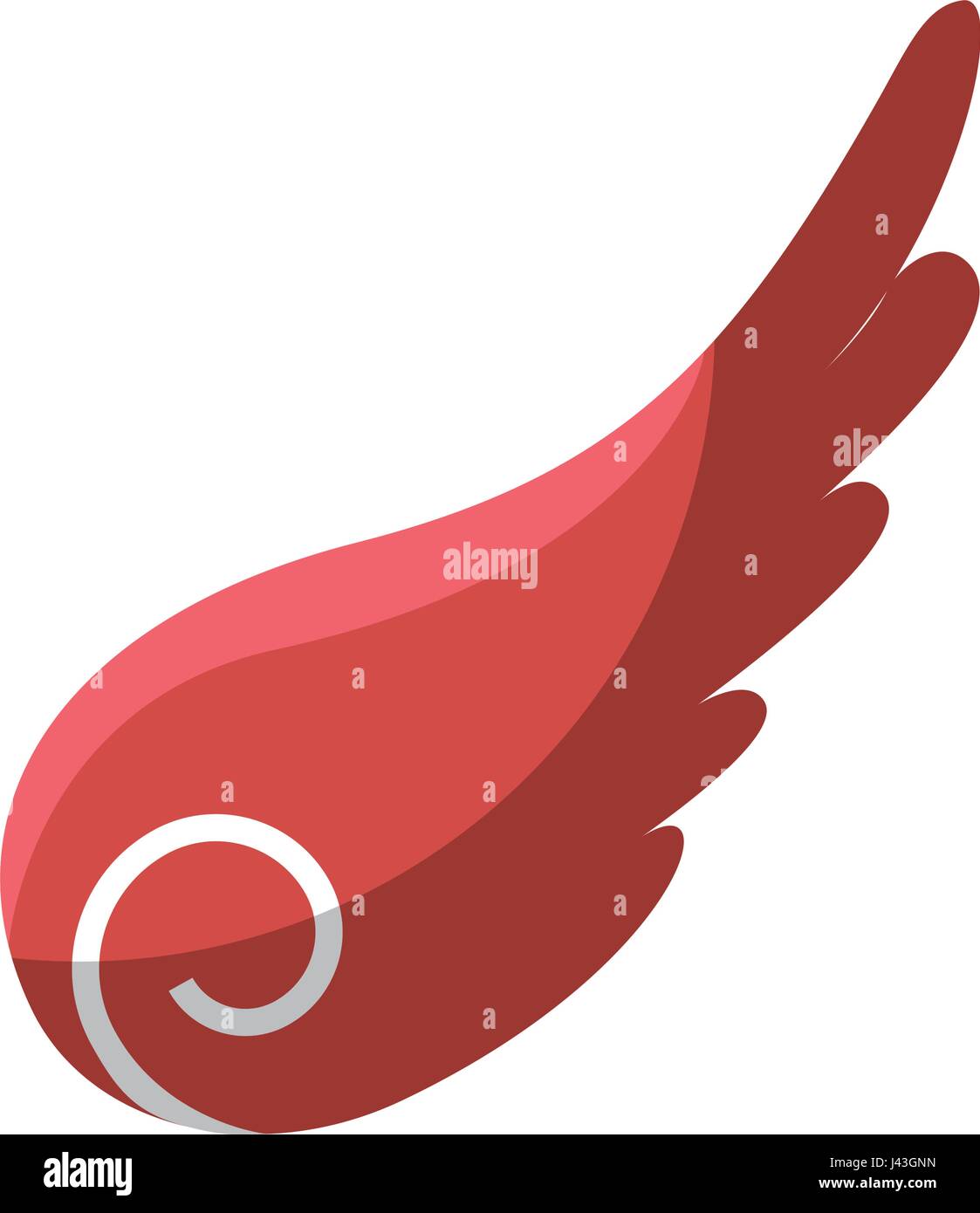 artistic wing isolated icon Stock Vector Image & Art - Alamy