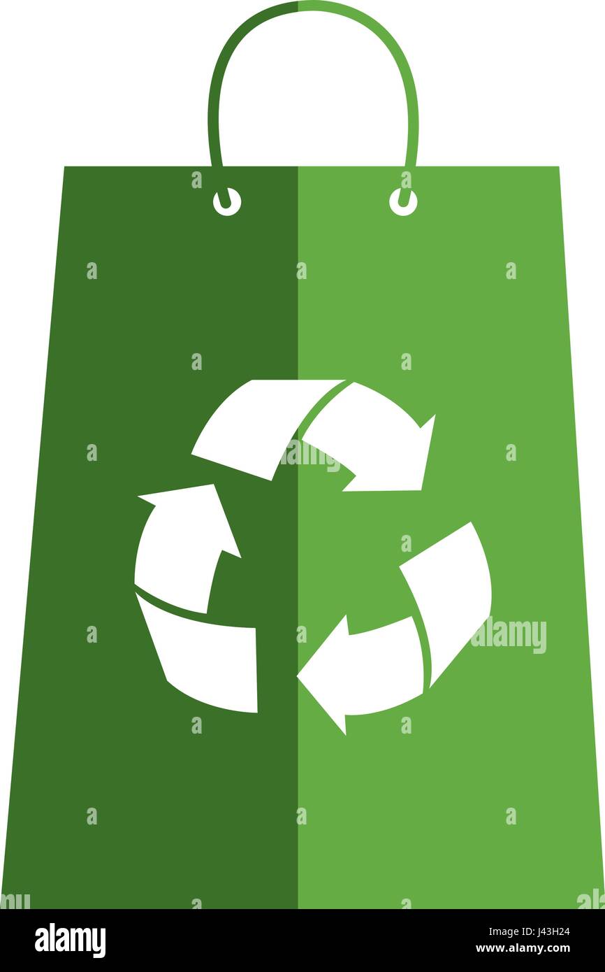 recycle bag shopping icon Stock Vector Image & Art - Alamy