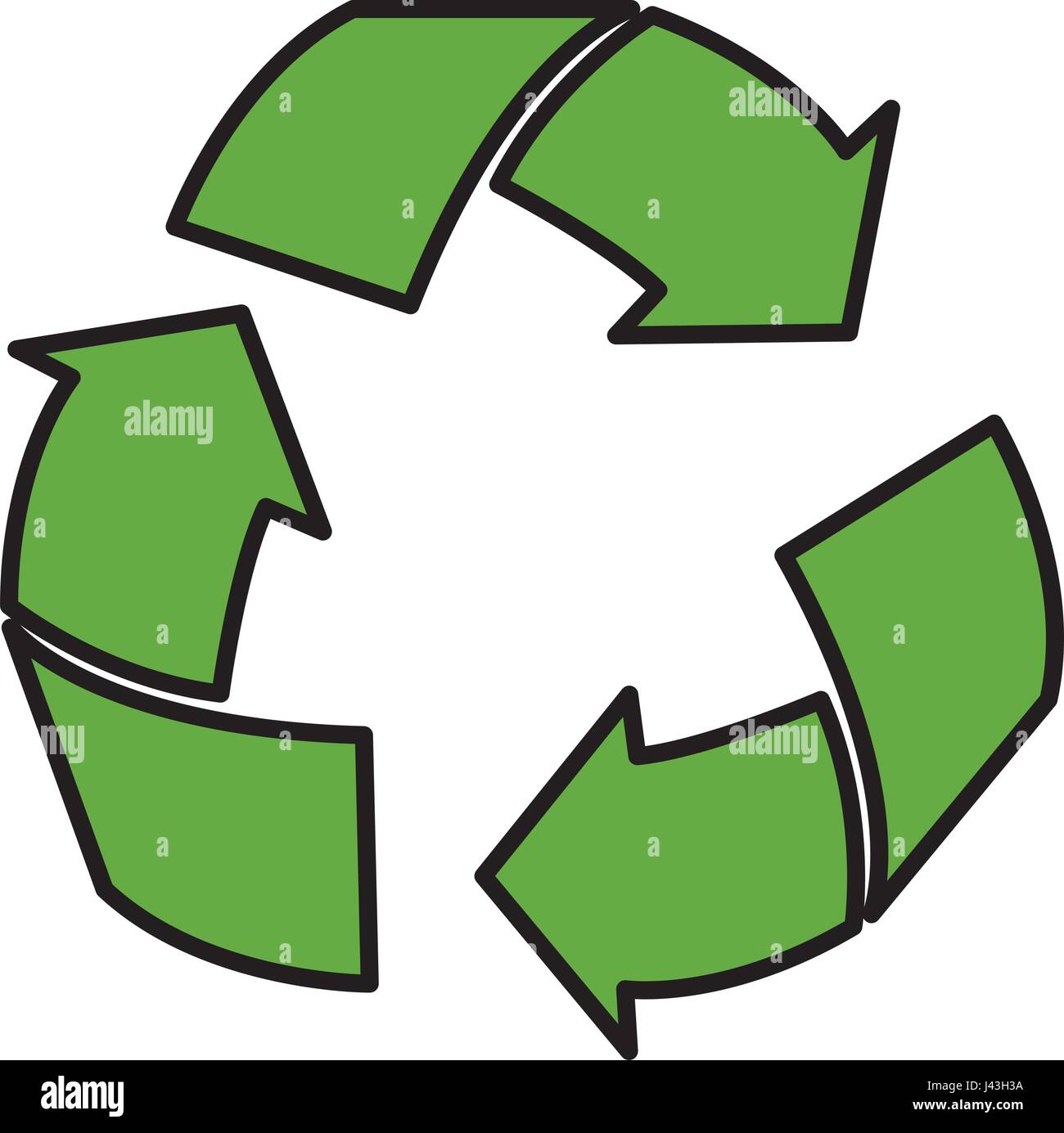 arrows recycle ecology symbol Stock Vector Image & Art - Alamy