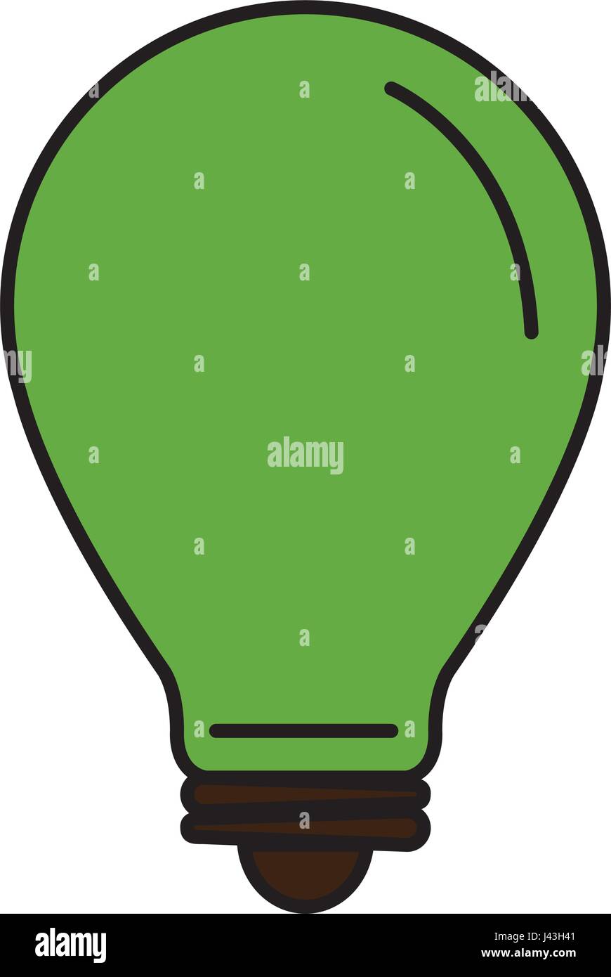 bulb light ecology icon Stock Vector Image & Art - Alamy
