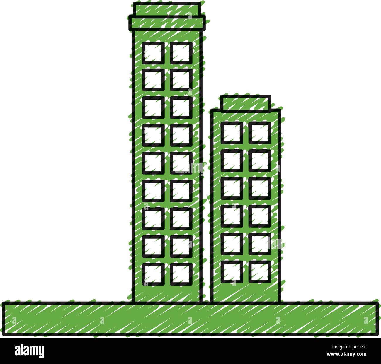 green city buildings icon Stock Vector Image & Art - Alamy