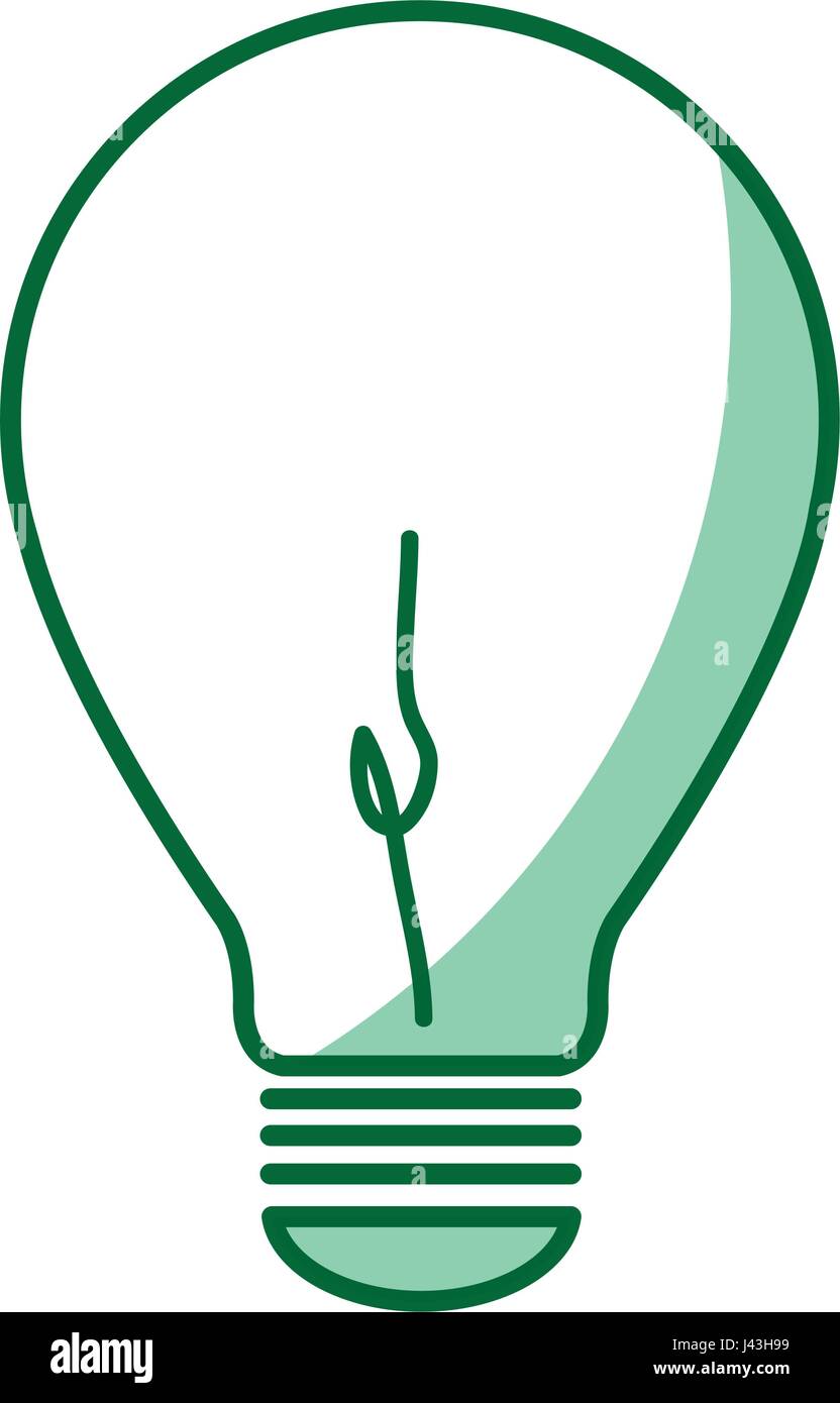 bulb light ecology icon Stock Vector Image & Art - Alamy