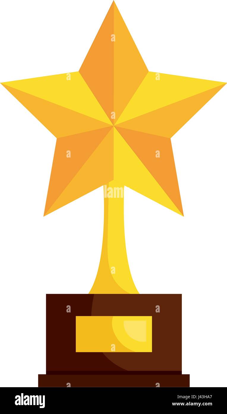 trophy star isolated icon Stock Vector Image & Art - Alamy