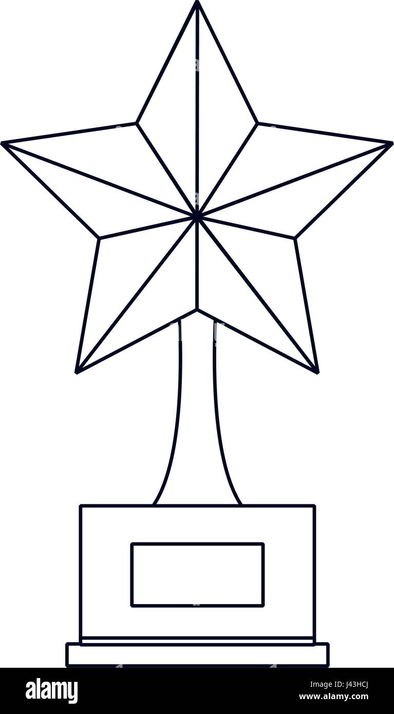 trophy star isolated icon Stock Vector Image & Art - Alamy